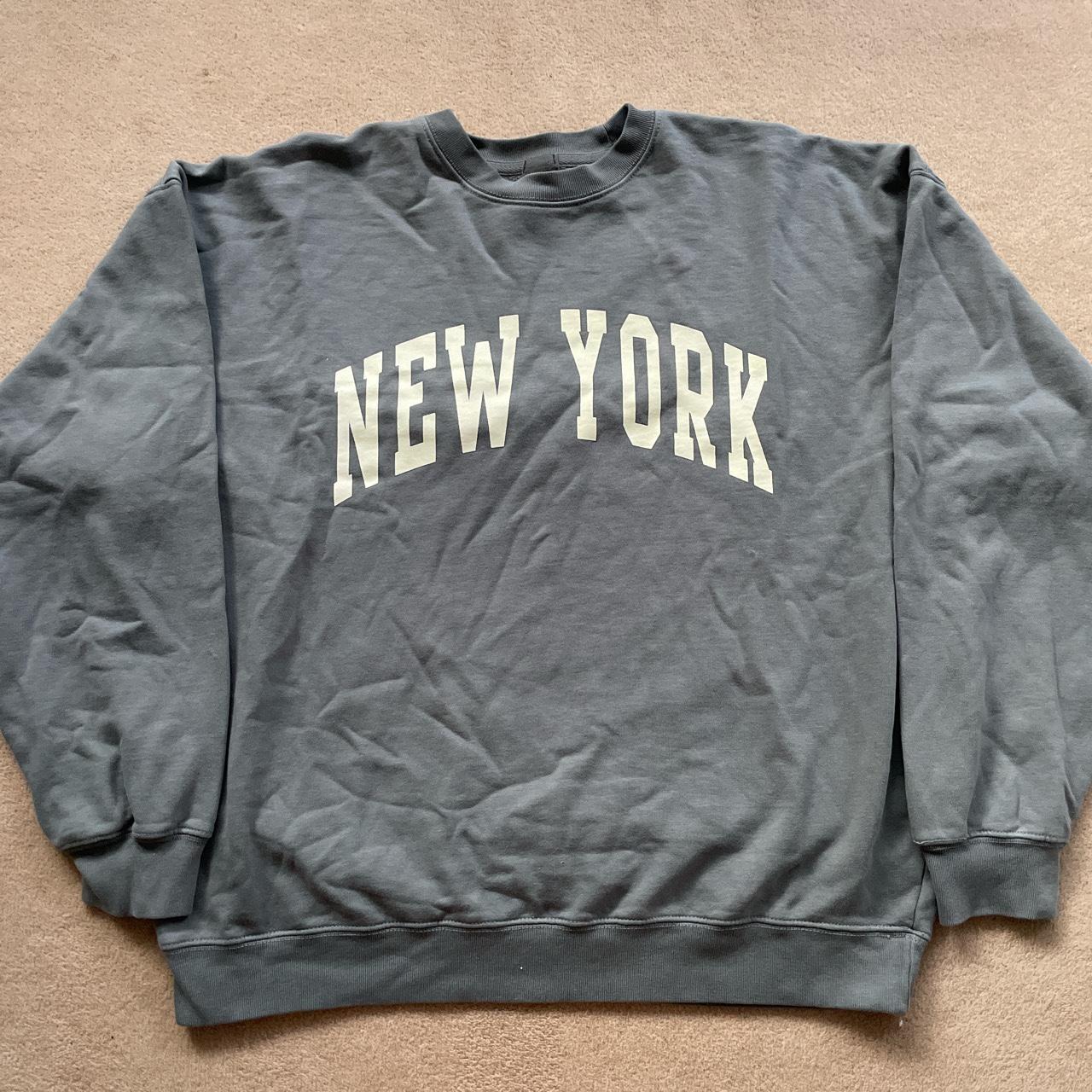 Oversized Brandy Melville hoodie New York Nice... Depop