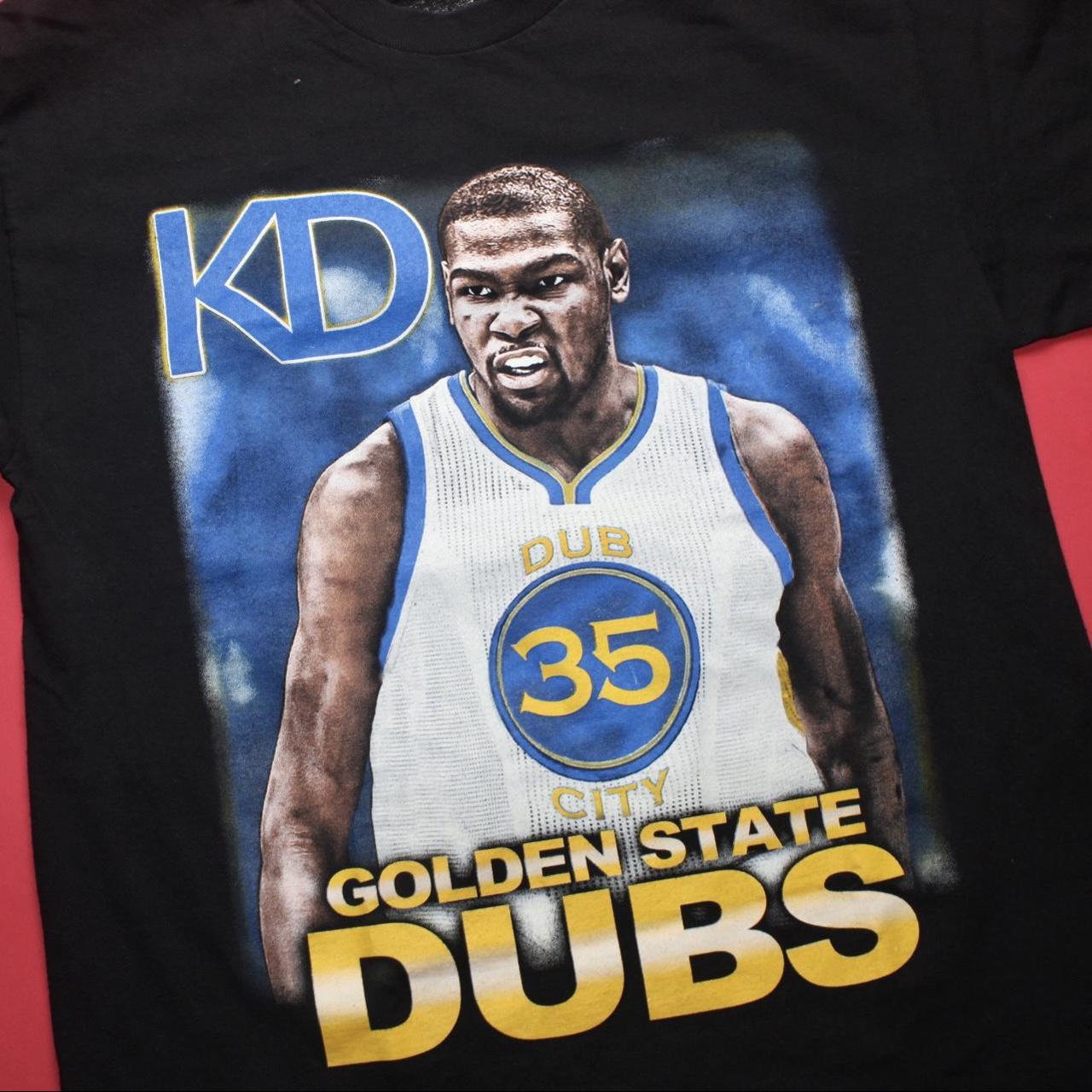 Golden State Warriors Kevin Durant Adidas NBA Player Men T Shirt Blue