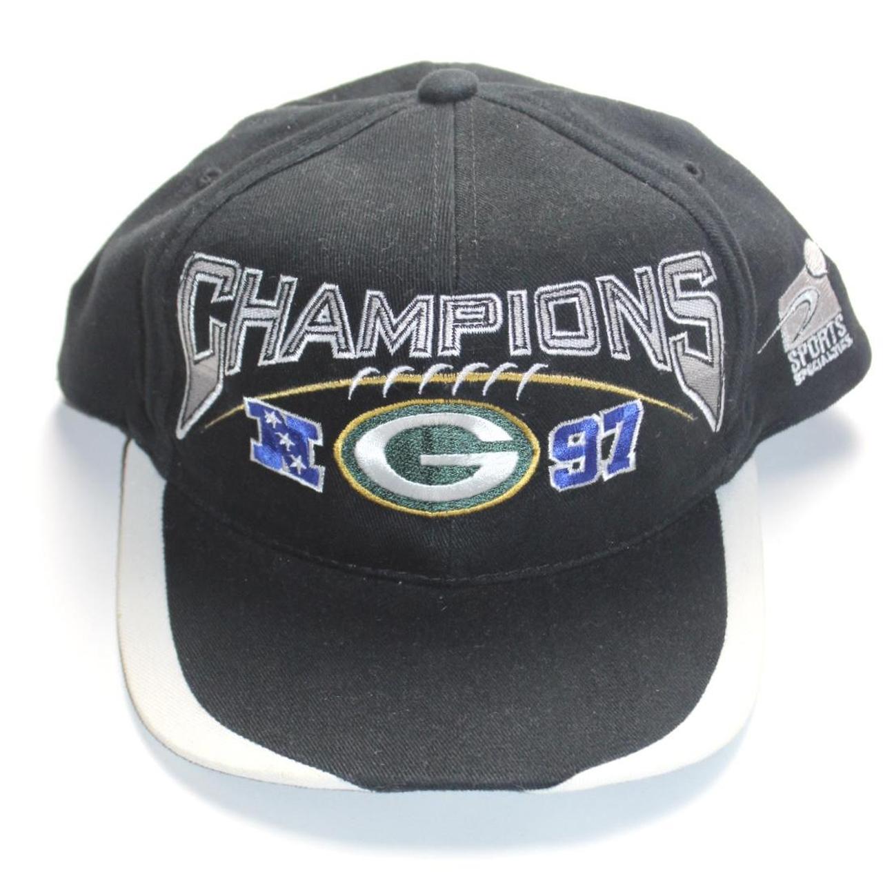 Vintage 1997 NFC Championship Hat Packers vs - Depop