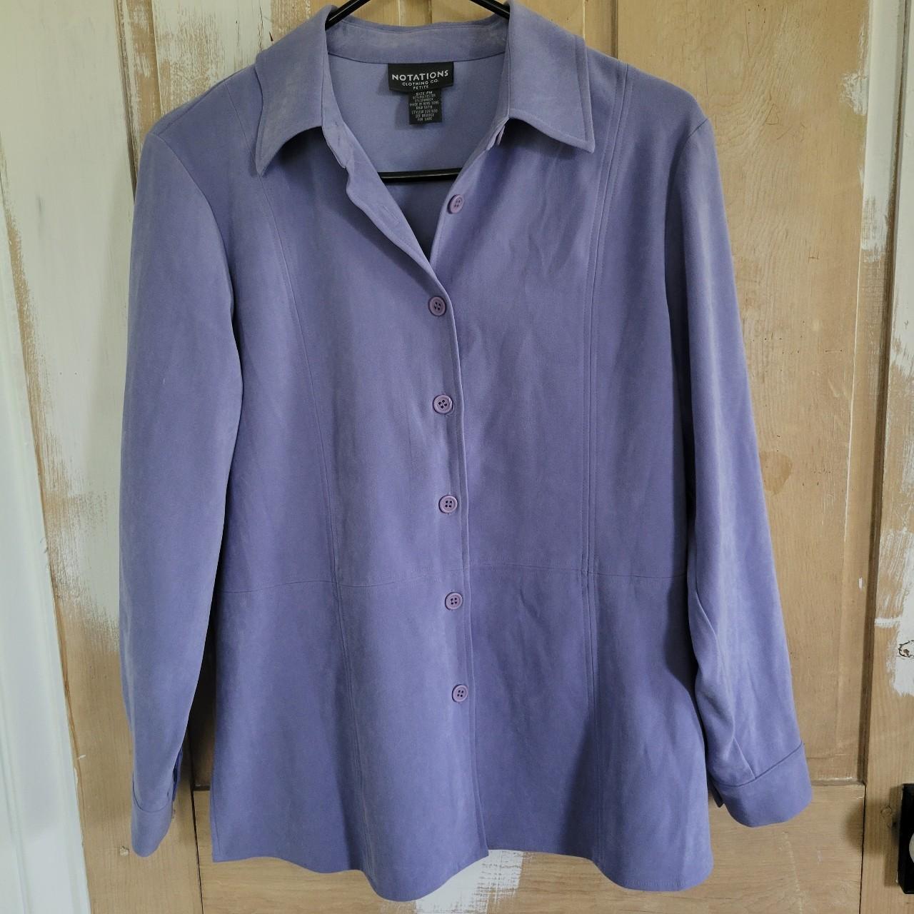 Notations Women's Purple Blouse | Depop