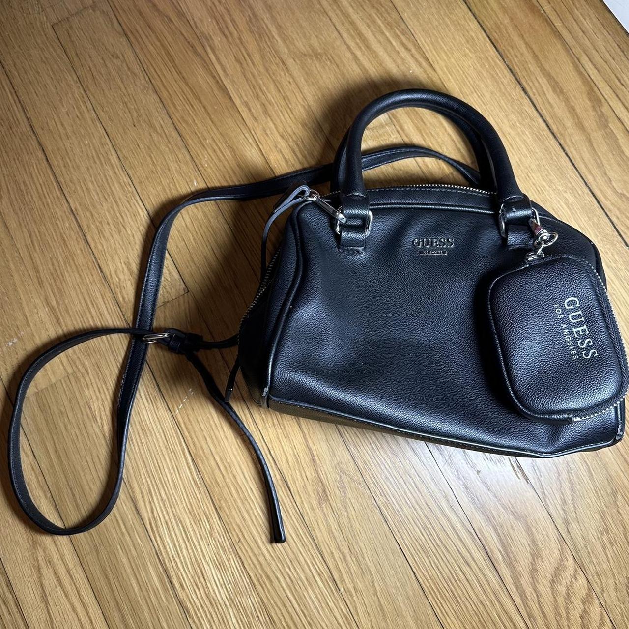 Black Guess Bag Strap is detachable Comes with Depop