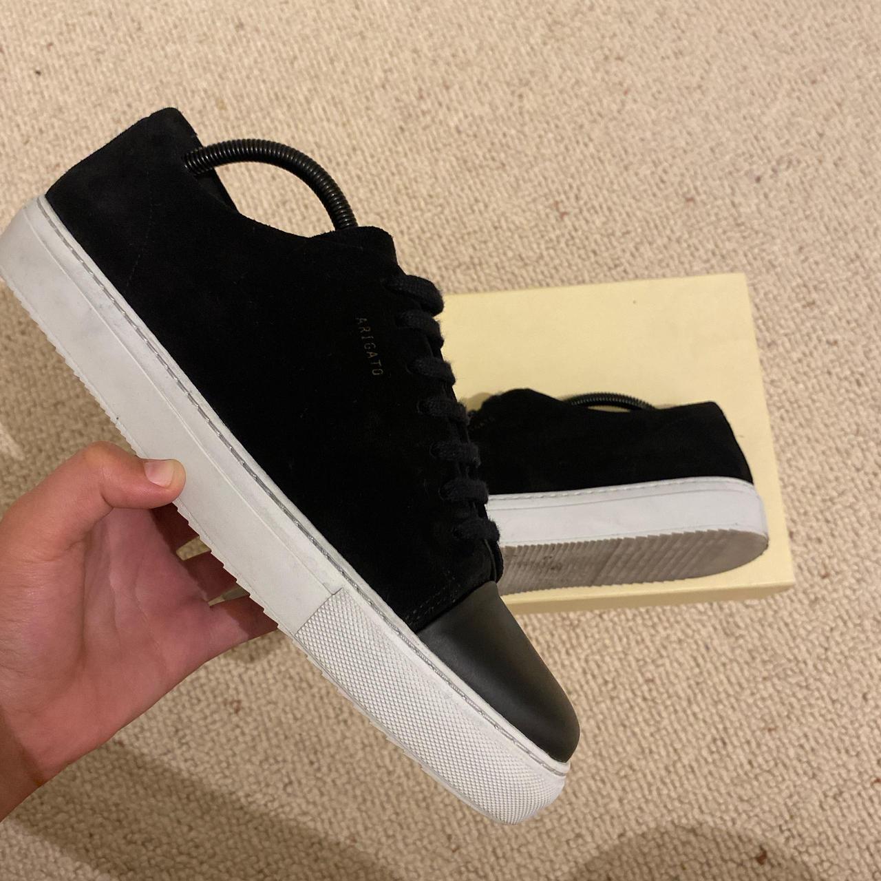 axel arigato grey suede