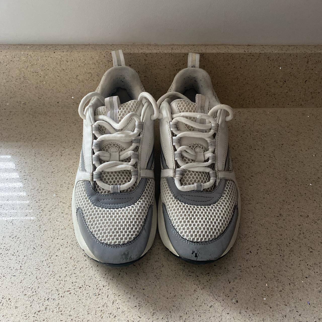 White Dior Trainers Uk size: 6 Condition 7/10... - Depop