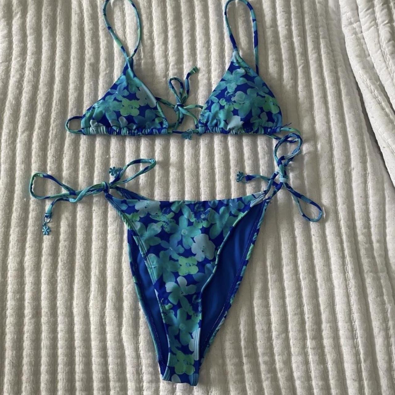 PacSun Women's Blue Bikinisandtankinisets Depop