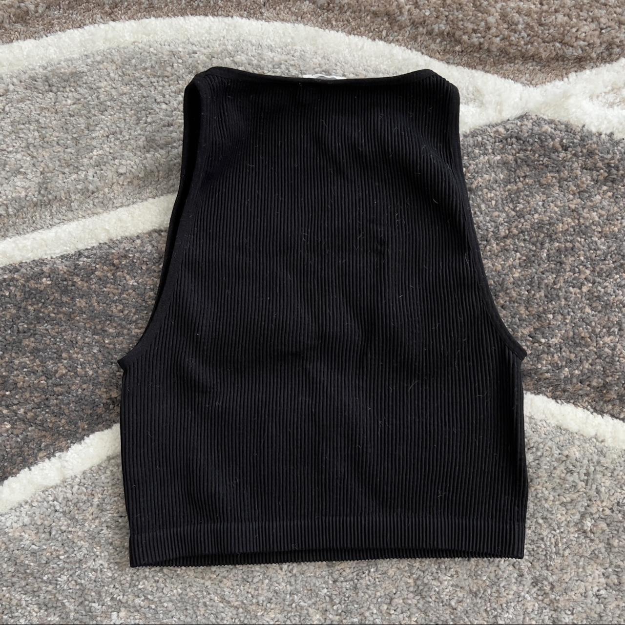 Cotton On seamless high neck tank top size: - Depop