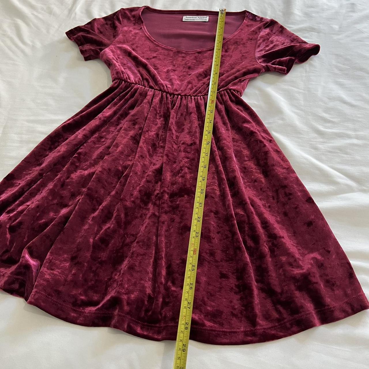 American apparel velvet babydoll dress best sale