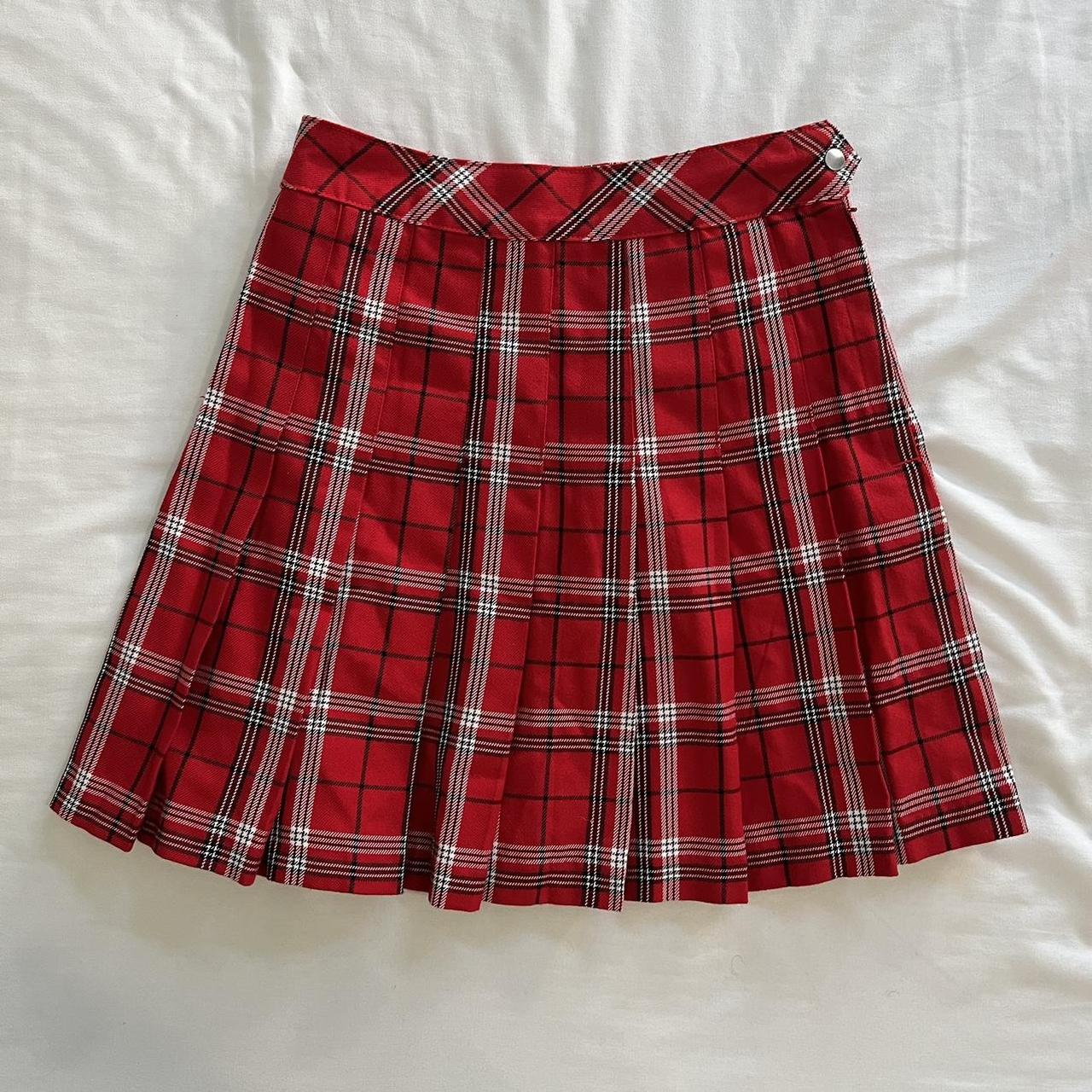 Plaid 2024 skirt depop