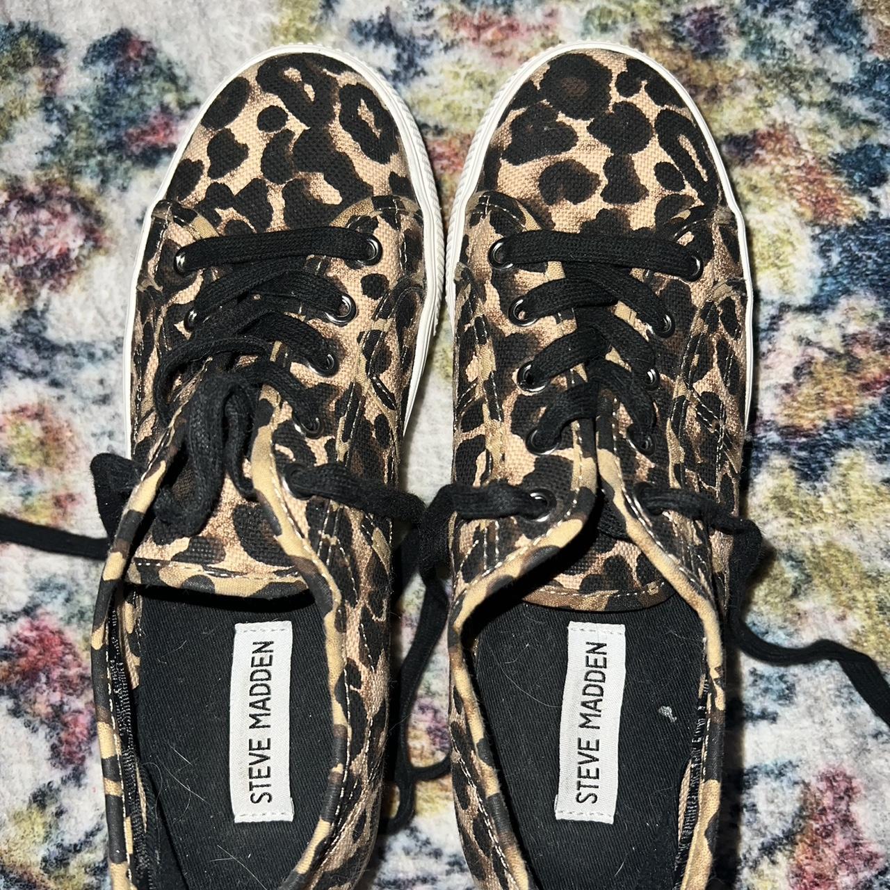 Steve madden sale cheetah sneakers