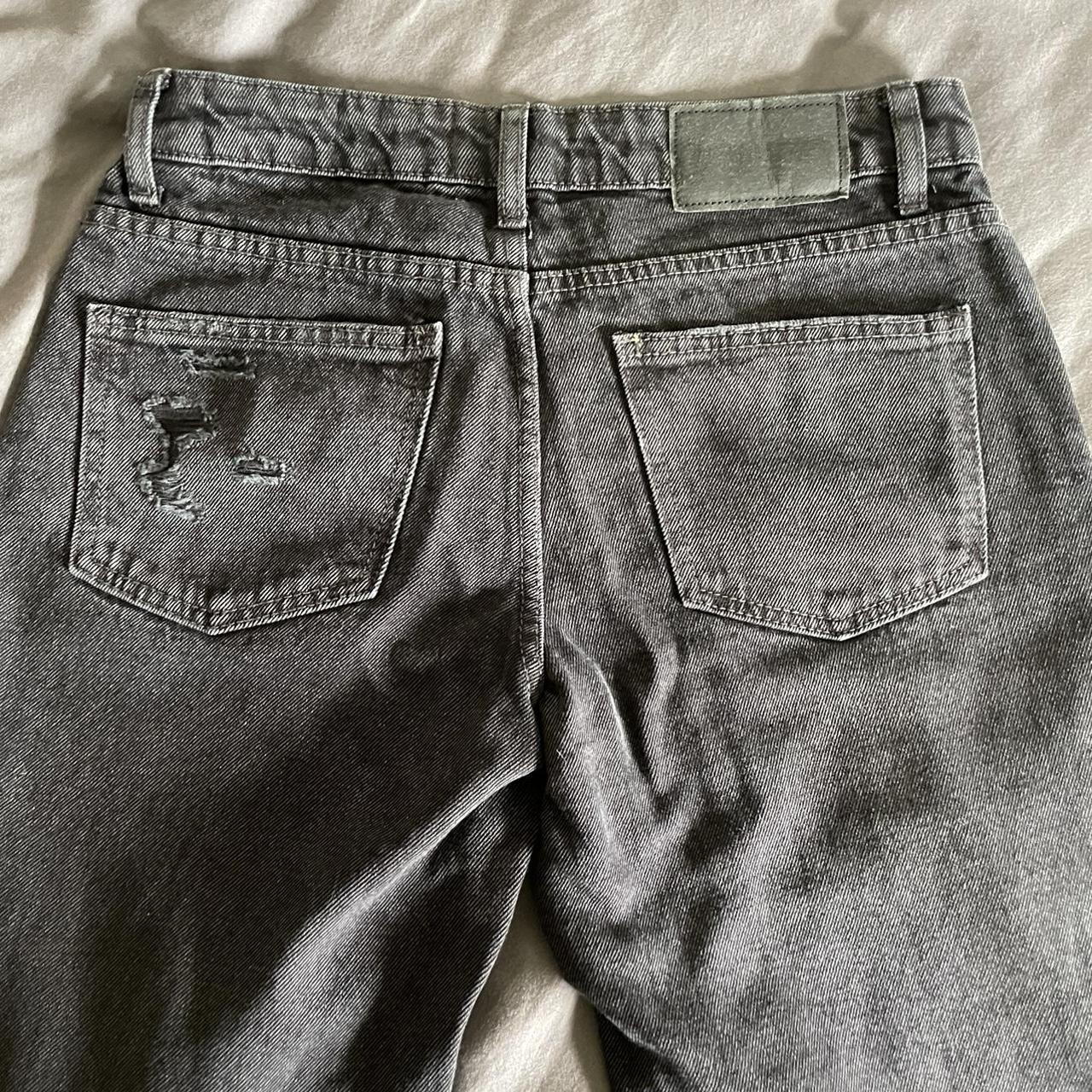 cotton on low rise black jeans size 4 only worn once... - Depop