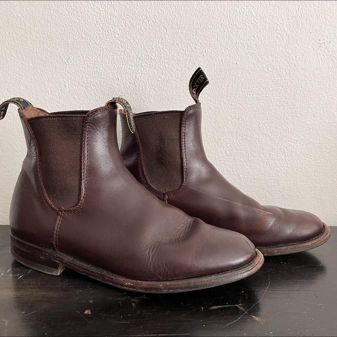 Brown Baxter horse riding boots. Size 9. Real... Depop