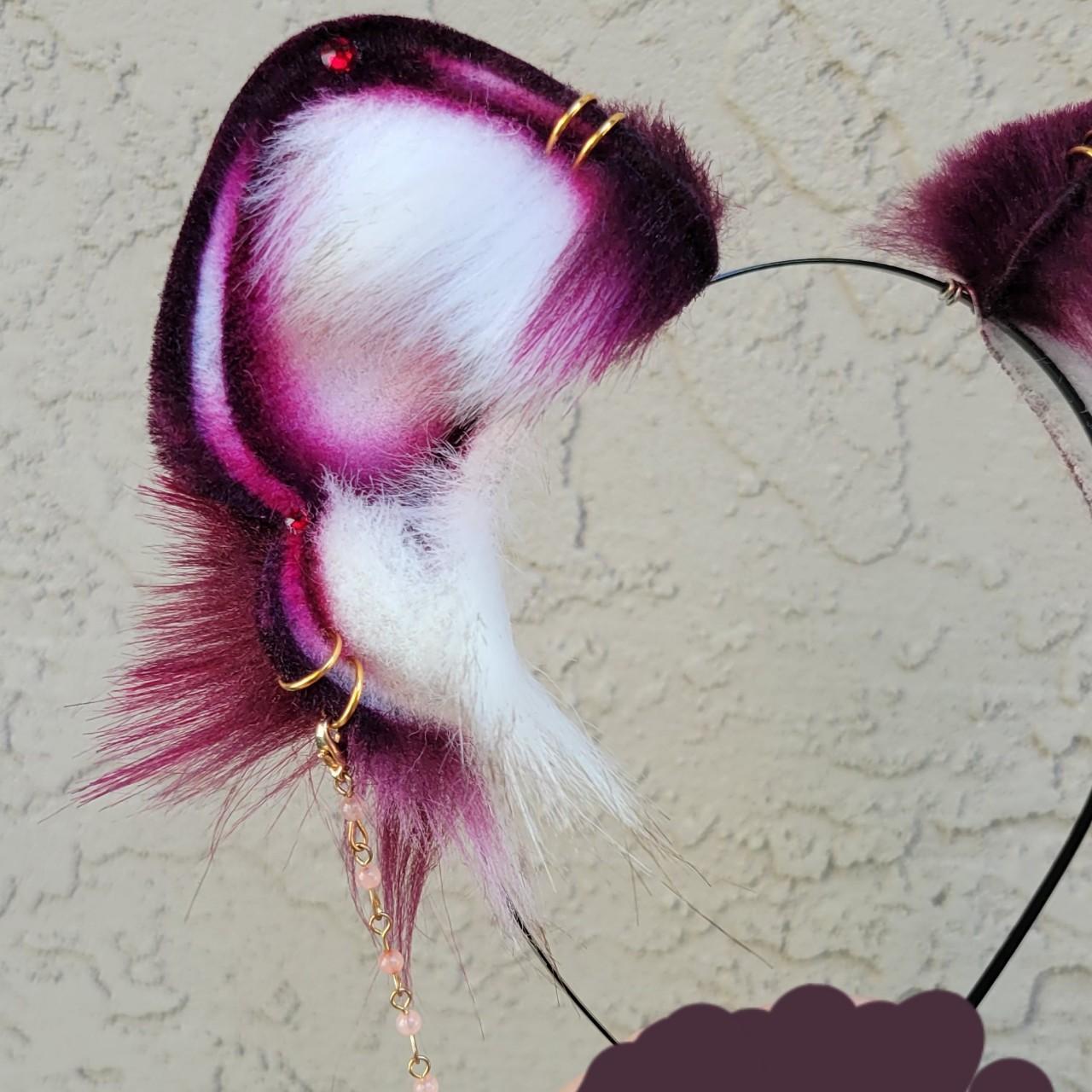 2022 Aukami Mulberry big cat ears for sale. I am the... Depop