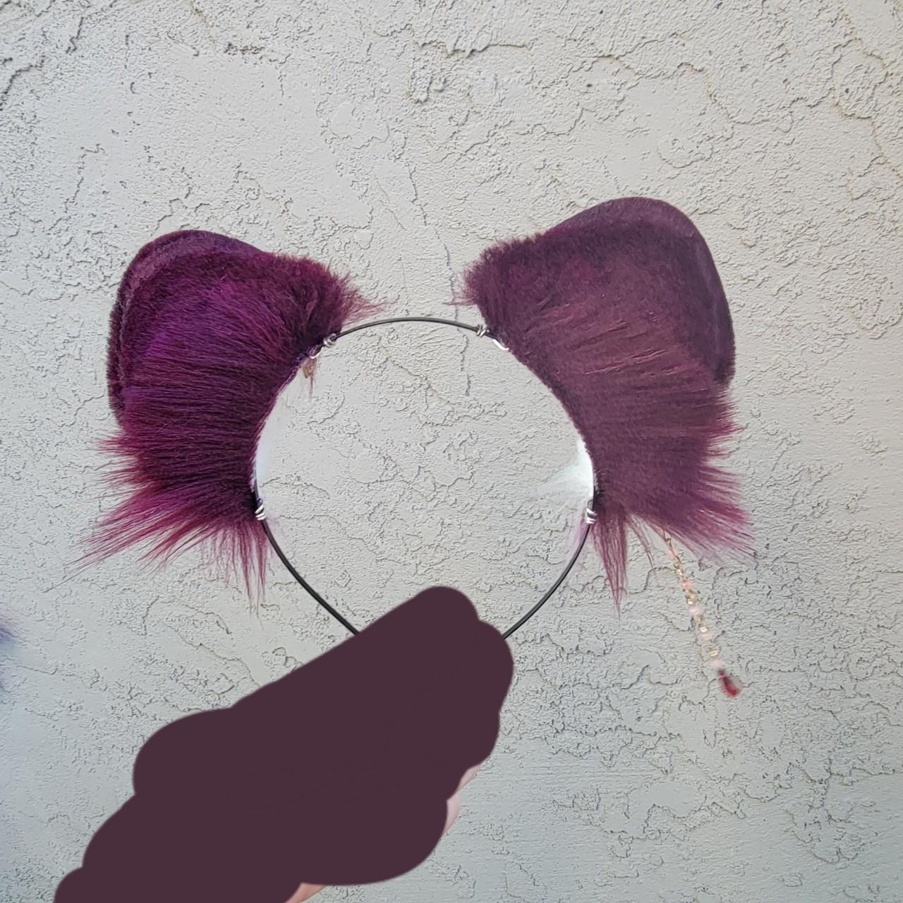 2022 Aukami Mulberry big cat ears for sale. I am the... Depop