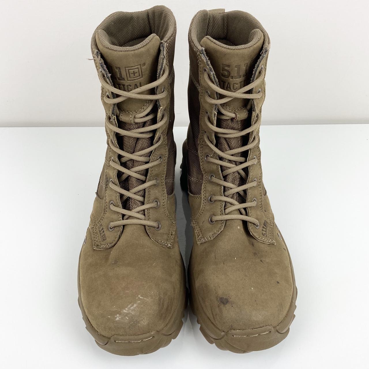 5.11 Tactical Men's Khaki Boots | Depop