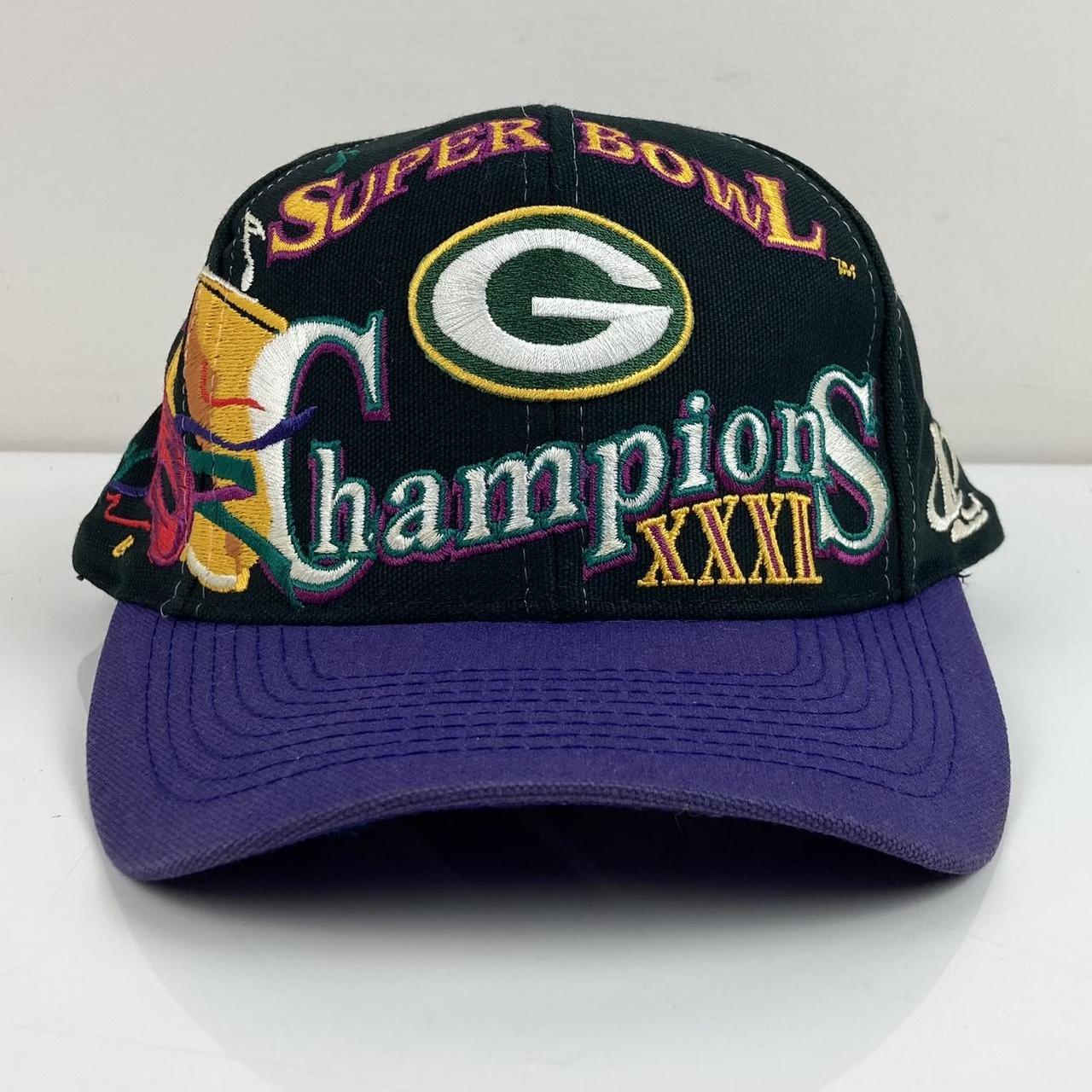 Vintage Green Bay Packers Super Bowl XXXI Champions Hat 