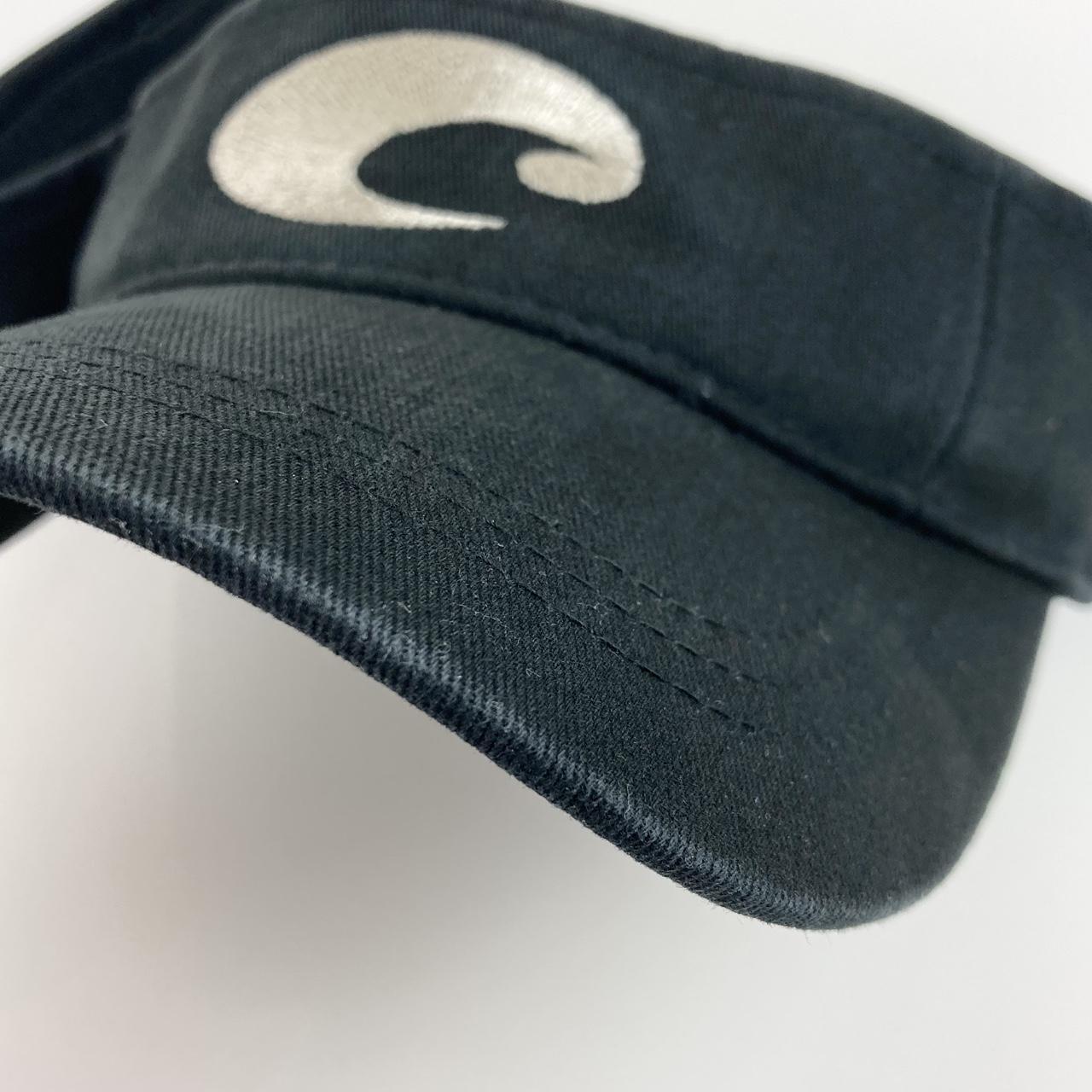 Costa Del Mar Unisex Black Visor Hat Adjustable