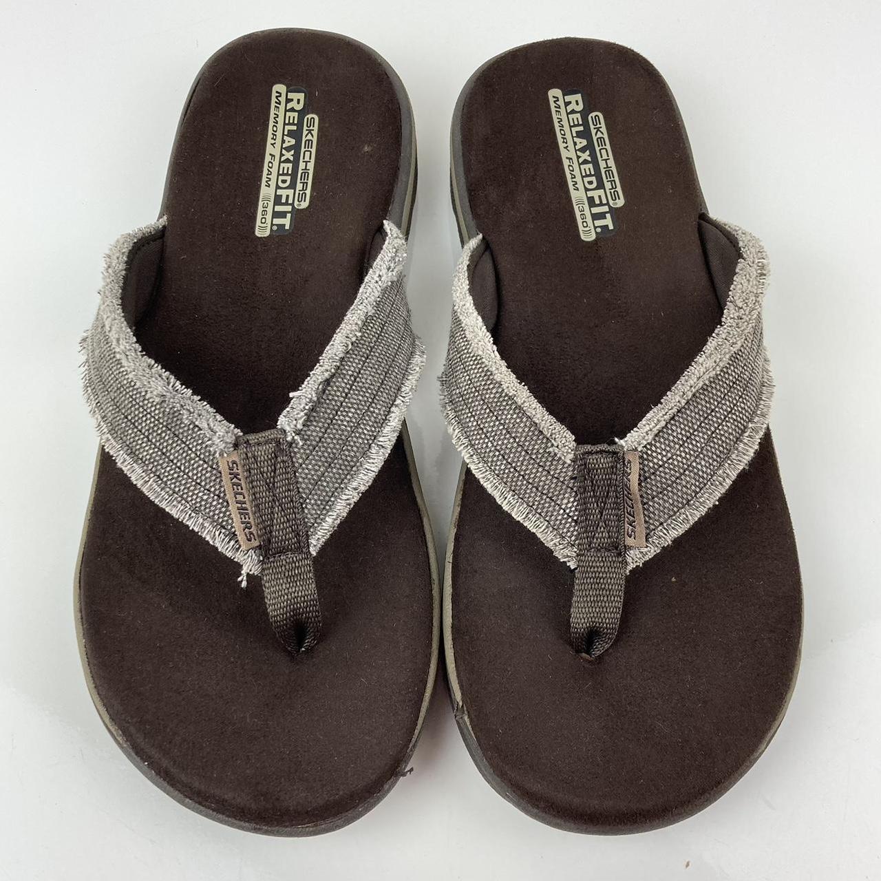 Skechers relaxed fit memory foam 360 flip flops online