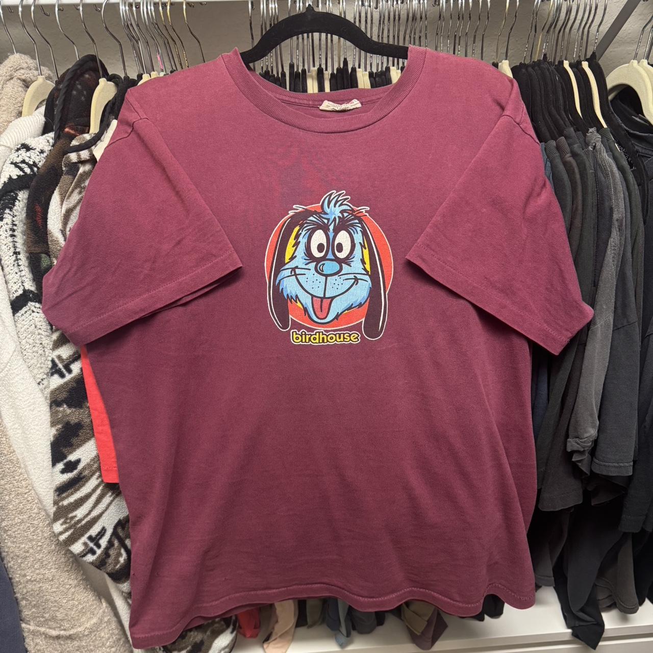 90s helmet L/S tシャツ \"bird house\" Vintage 90s Helmet 1993 “ Anime Theme Birdhouse Project