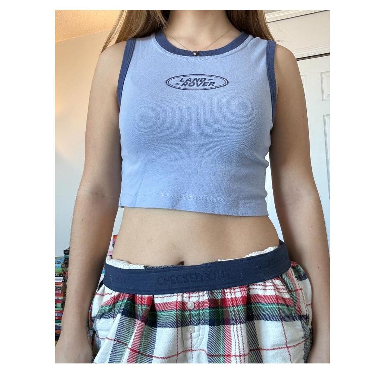 Pacsun “Land Rover” Cropped Tank. #pacsun... - Depop