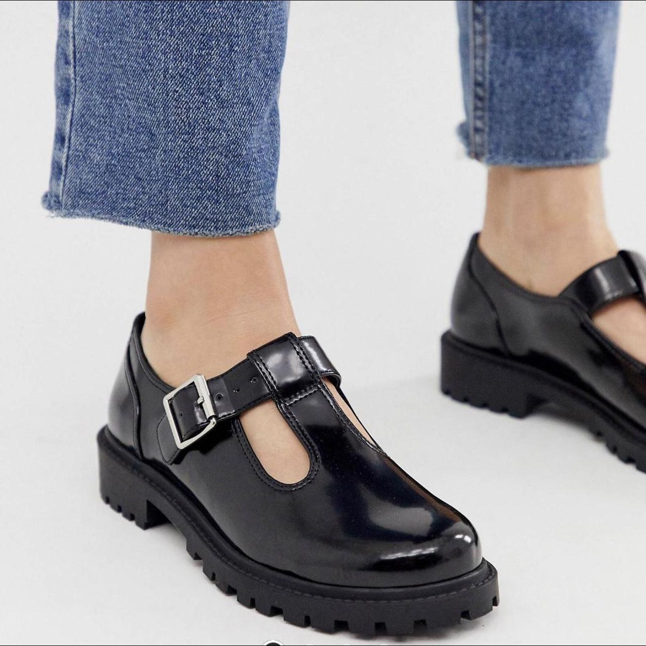 Monki Women's Black Oxfords