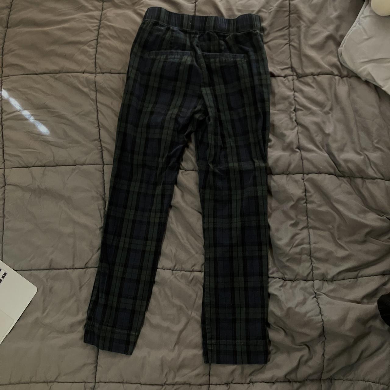 Hollister green clearance plaid pants