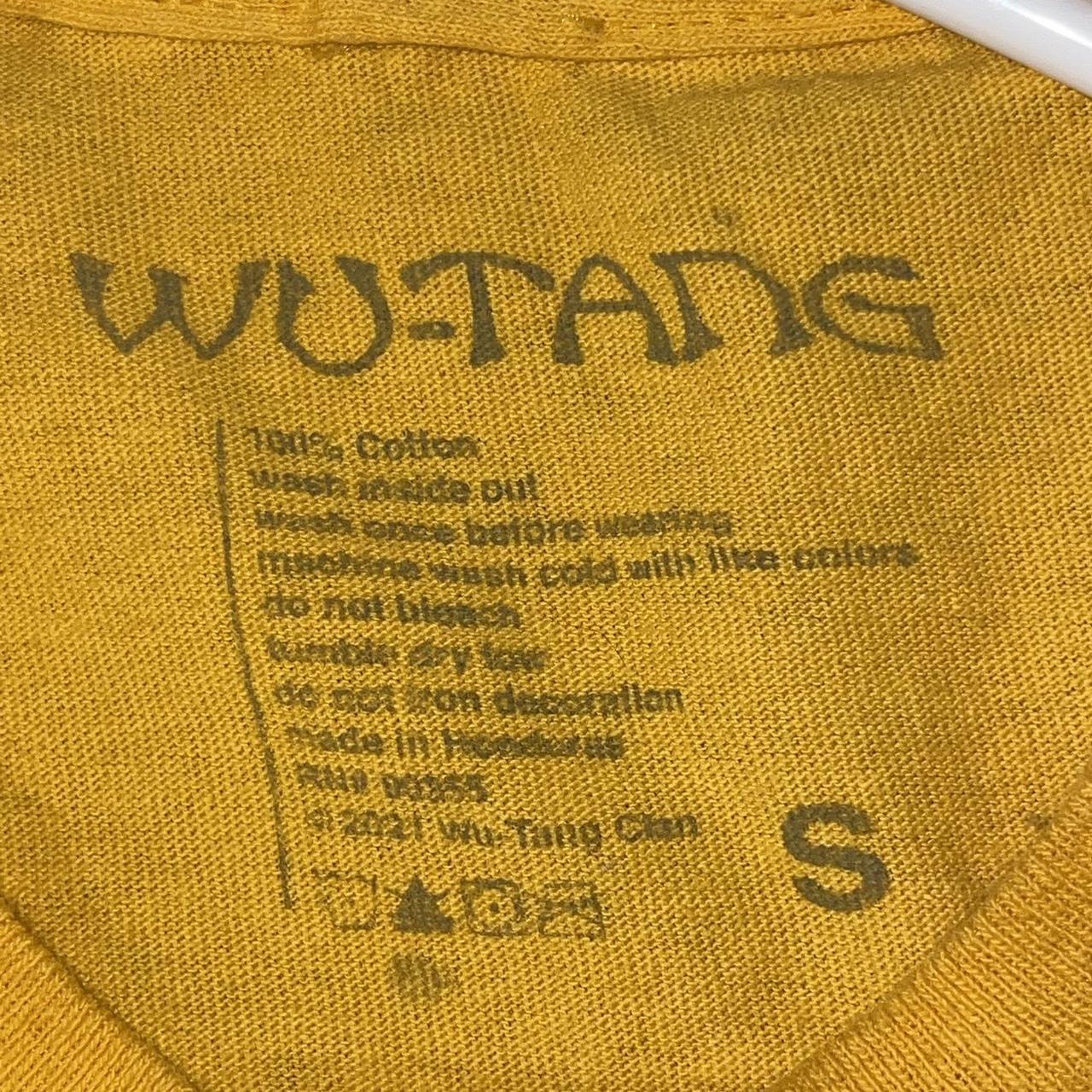 Wu Wear Men's Yellow and Black T-shirt (2)