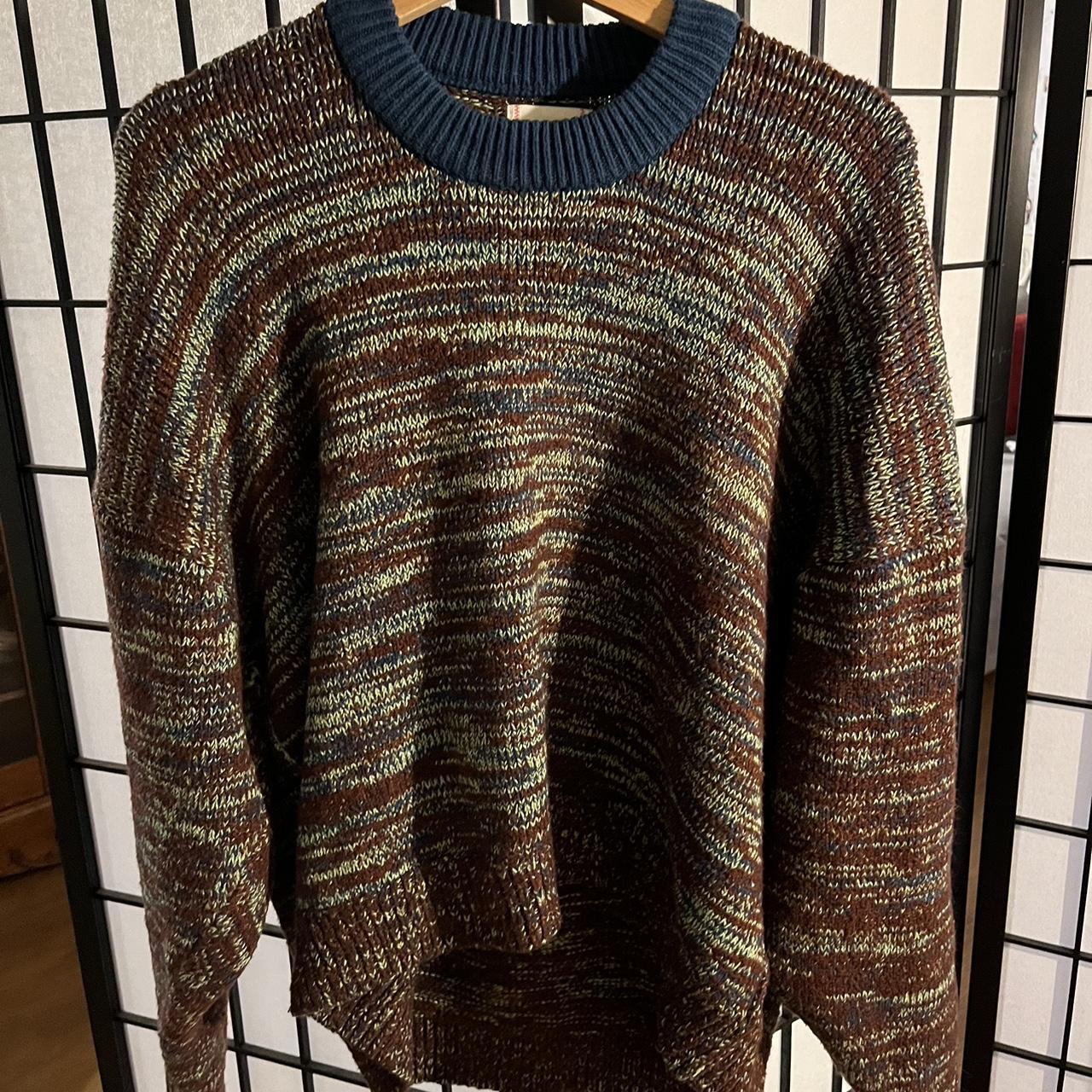 oversized urban outfitters grandpa sweater. men's... - Depop