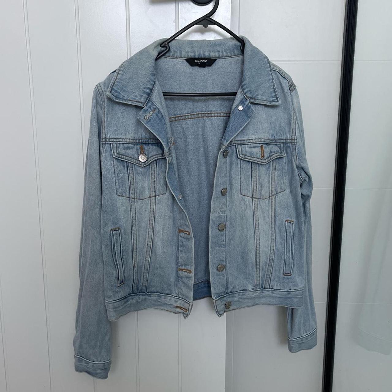 GLASSONS DENIM JACKET Great used condition Size 10 💙 - Depop