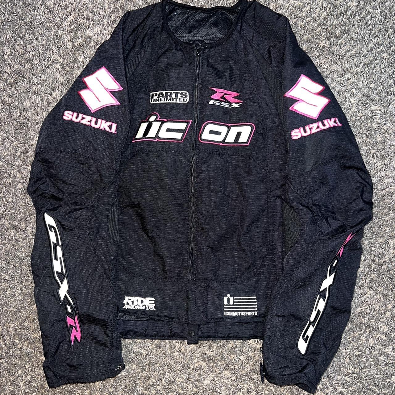 Icon Brand Women's Black and Pink Jacket
