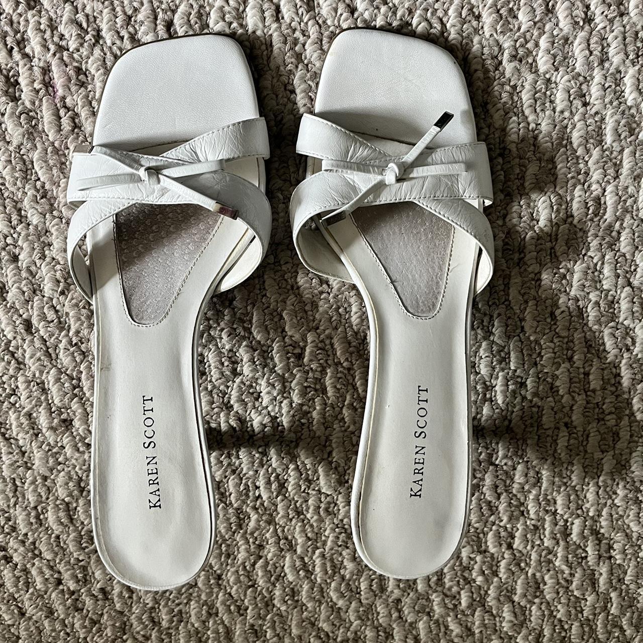 Karen clearance white mules