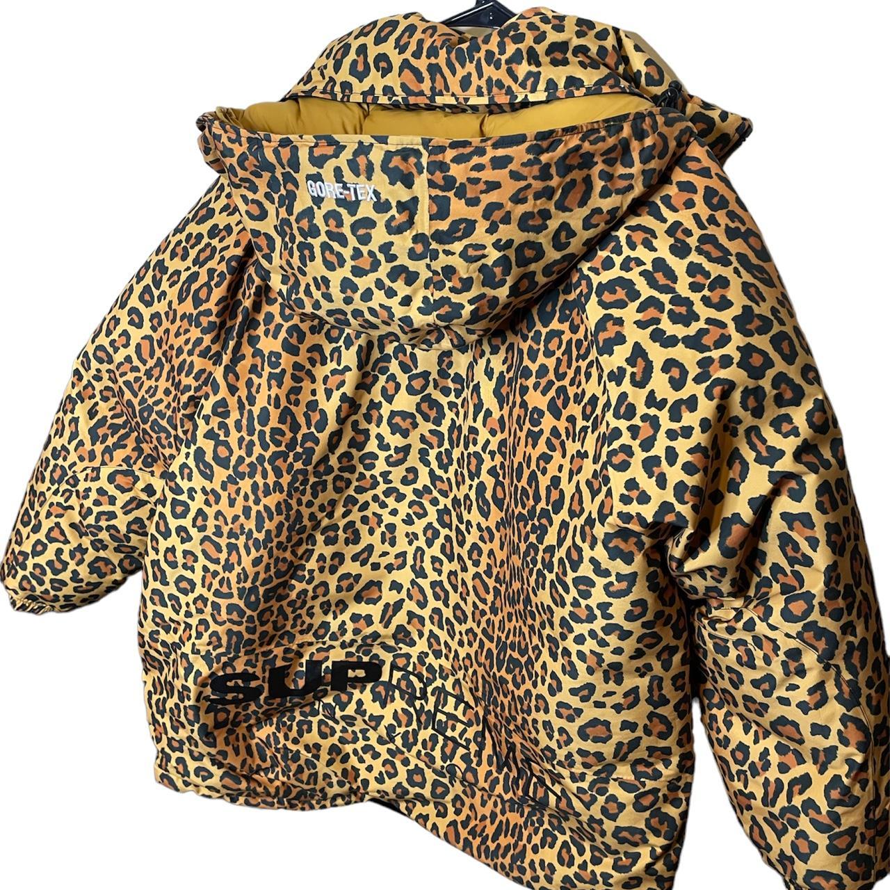 Supreme Gore Tex Leopard 700 Fill Down Jacket Size... - Depop