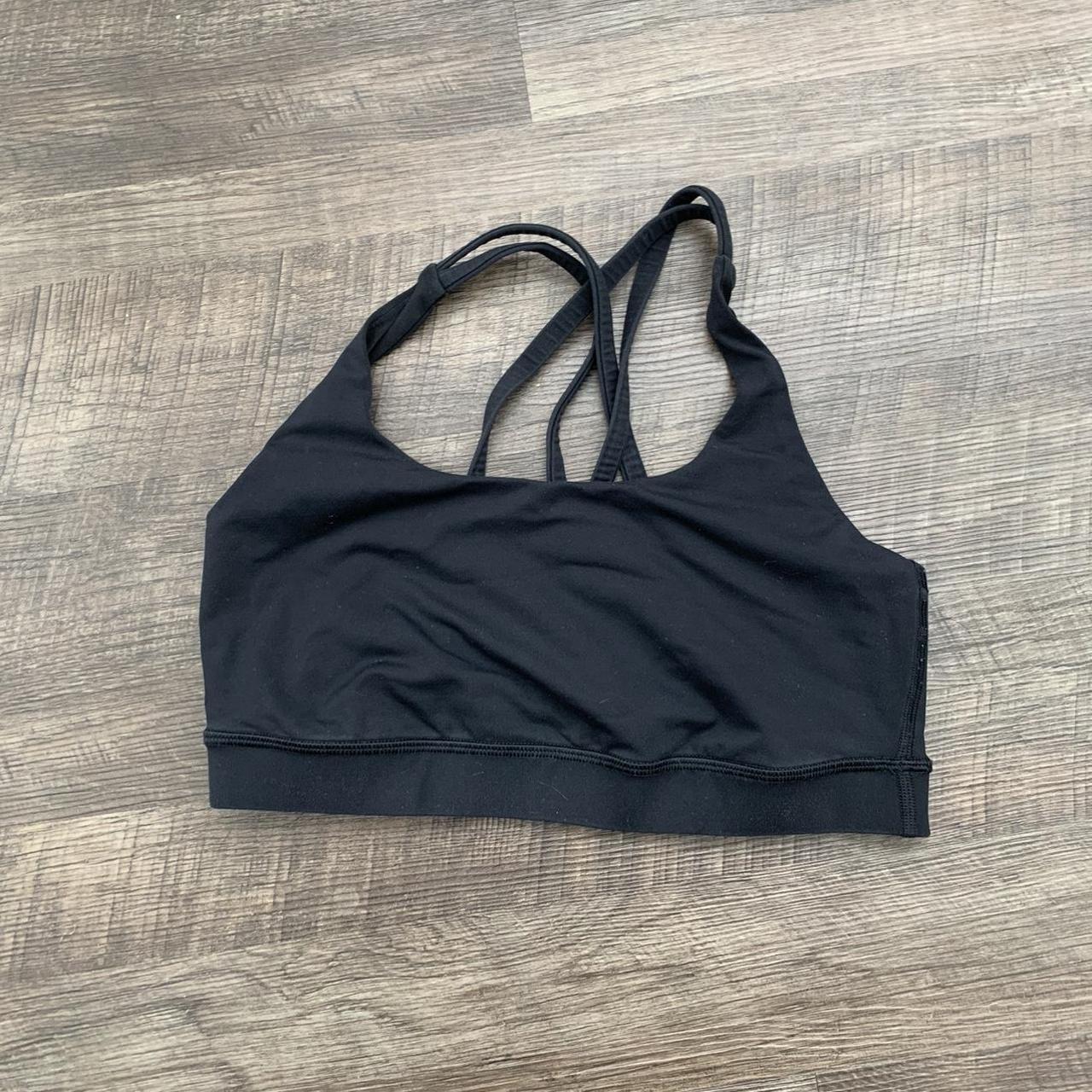 Lululemon Women's Black Top | Depop