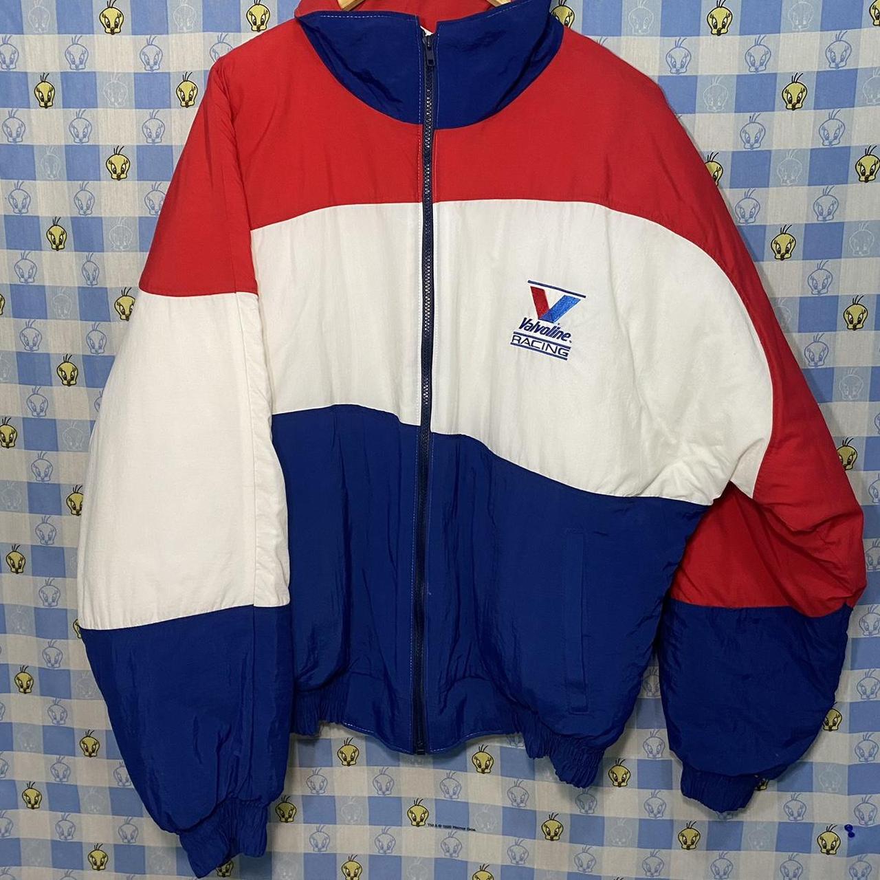 90s Mark Martin Jacket Vintage NASCAR, Valvoline... - Depop