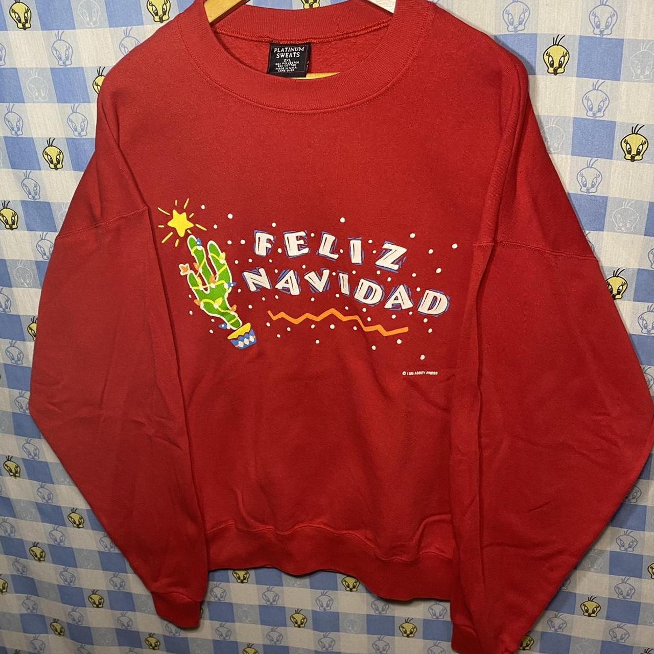 Feliz top navidad sweatshirt