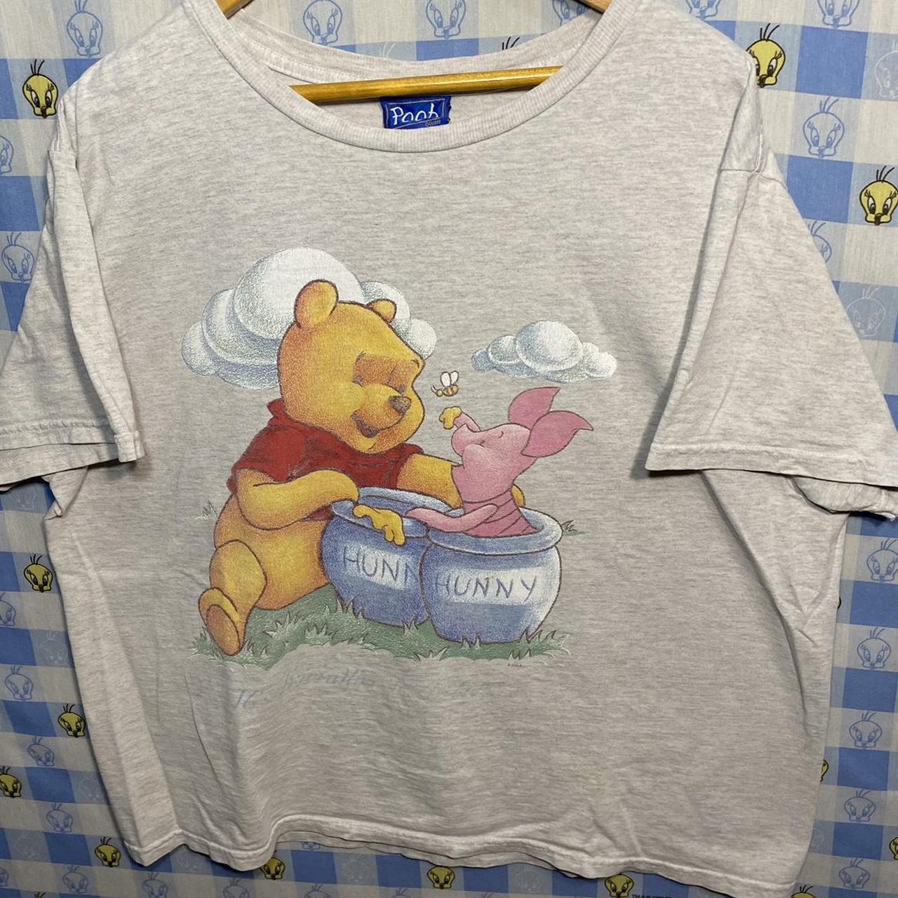 VTG 90s Disney's Winnie the Pooh Bear and Piglet with Clouds