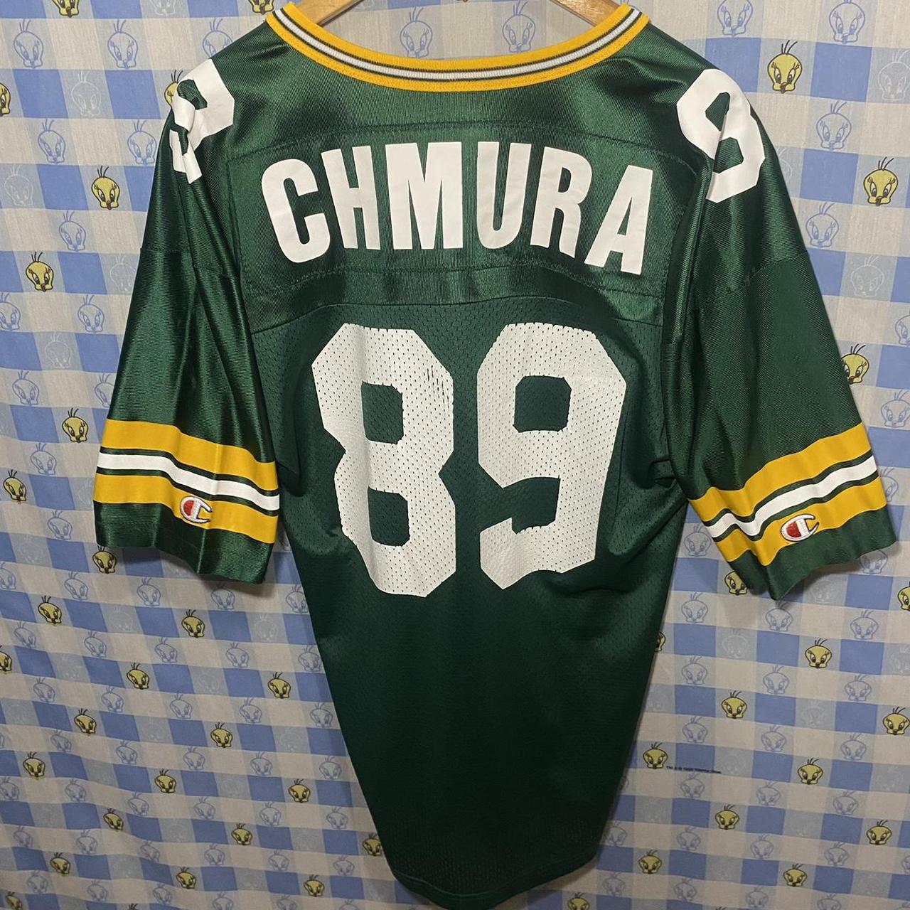 Mark Chmura Packers Jersey NFL Green Bay Tight End - Depop