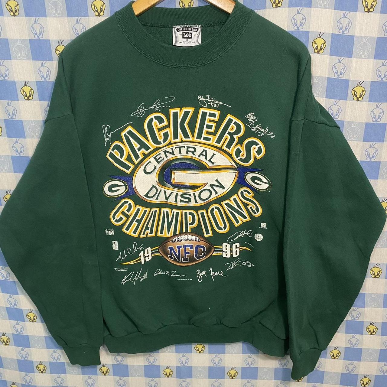 Vintage 1996 Green Bay Packers NFC Division Champions Sweatshirt