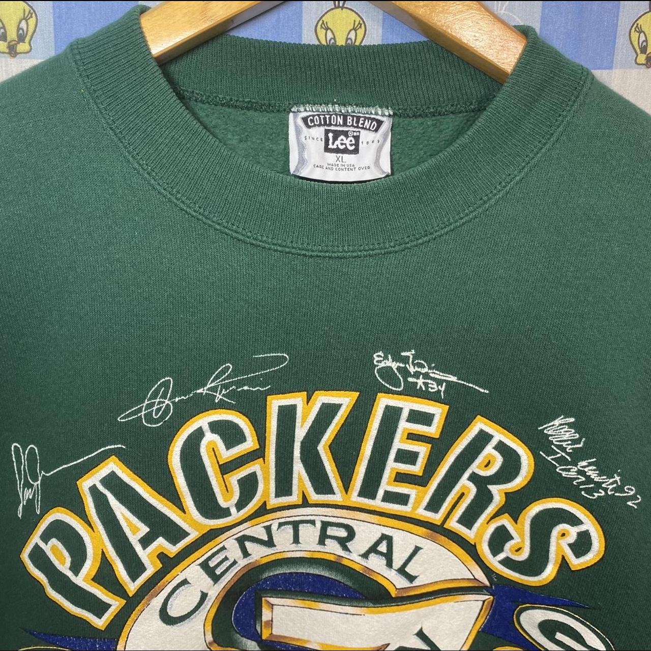 Vintage Green Bay Packers T-Shirt Men's XL Long Sleeve Graphic NFC 1996