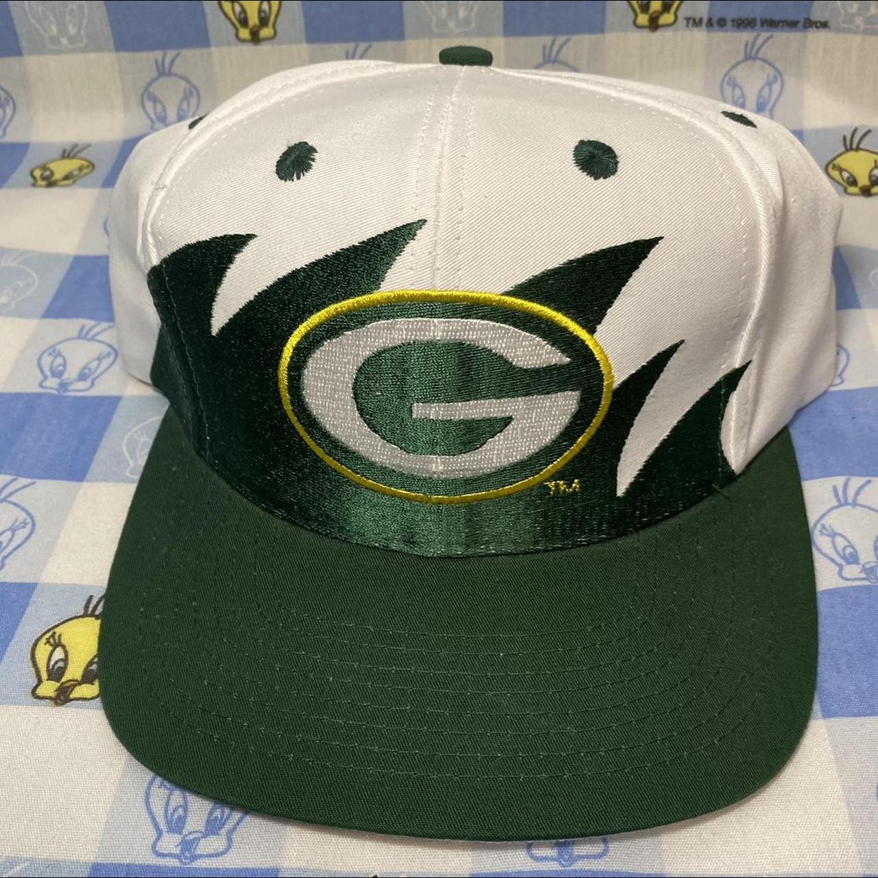 Vintage Green Bay Packers SnapBack Mesh Trucker Hat - Depop