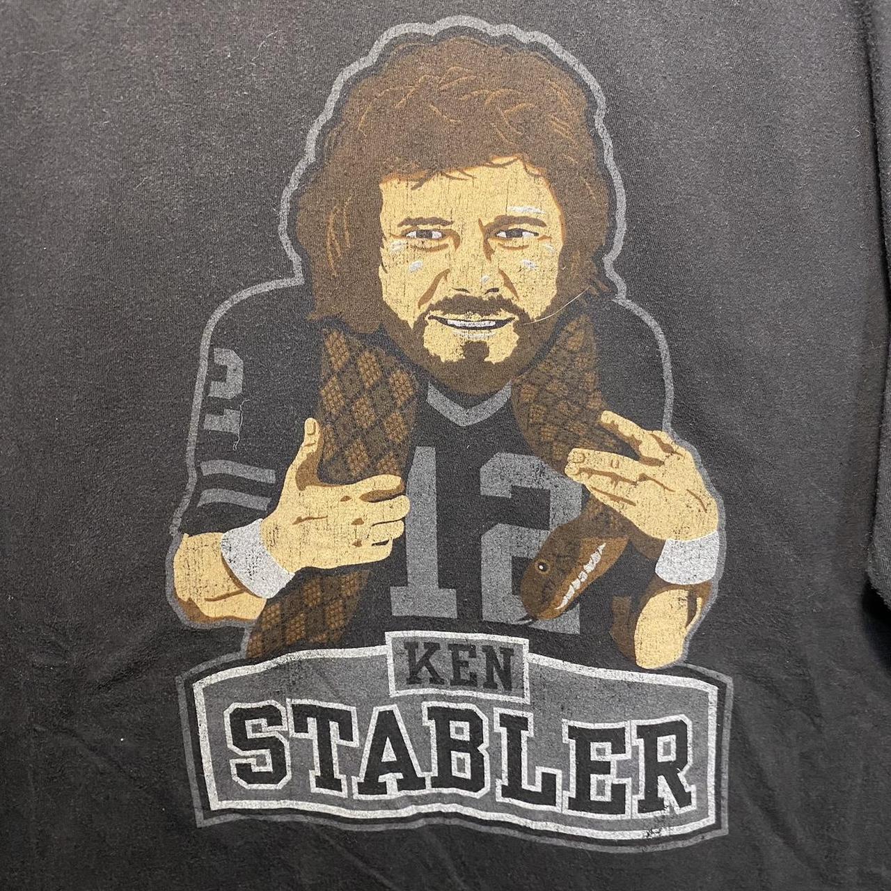 Ken Stabler Raiders T-Shirt 1968-1979 Stud - Depop