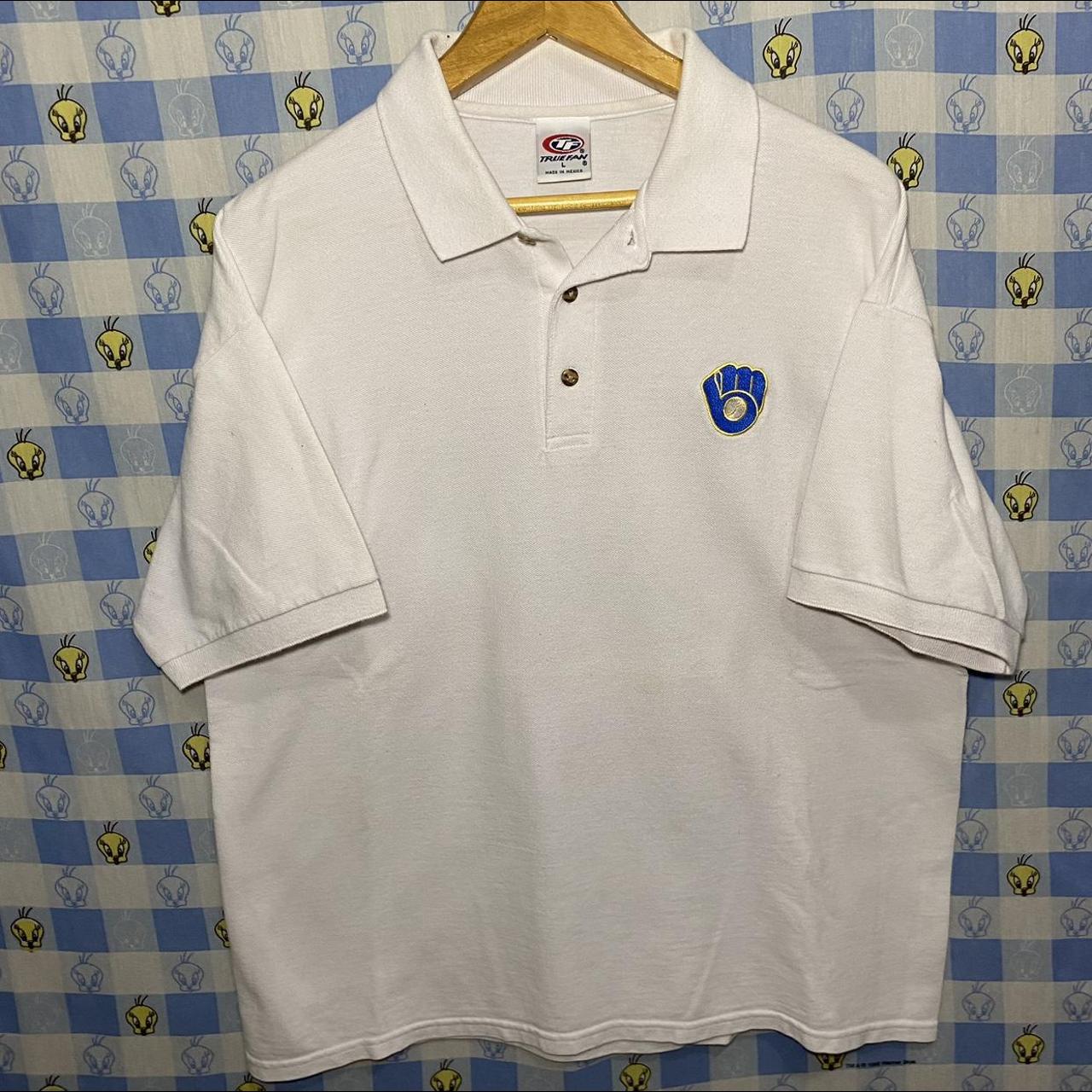 Vintage Brewers Golf Polo Late 90s or Early 00/ - Depop