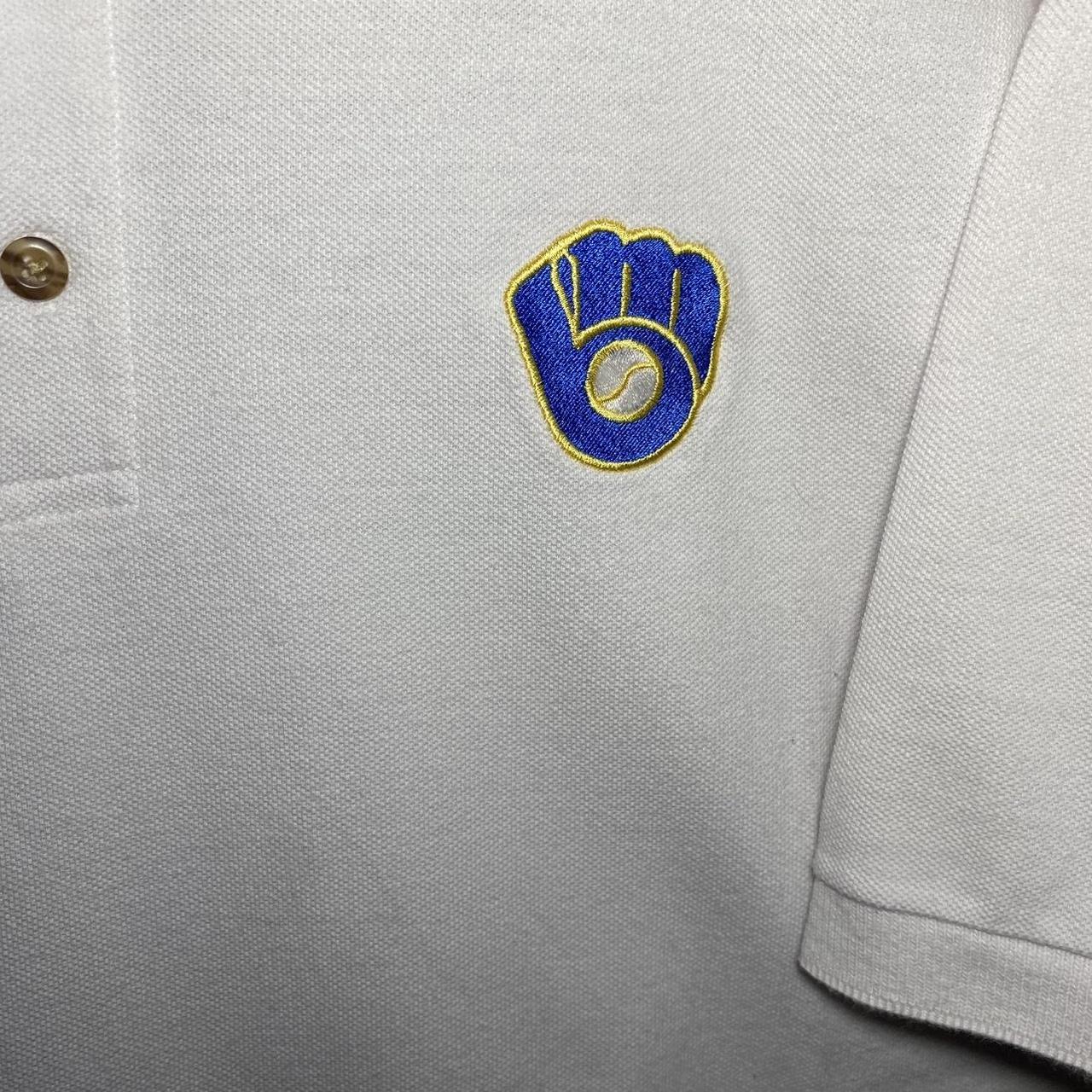 Vintage Brewers Golf Polo Late 90s or Early 00/ - Depop