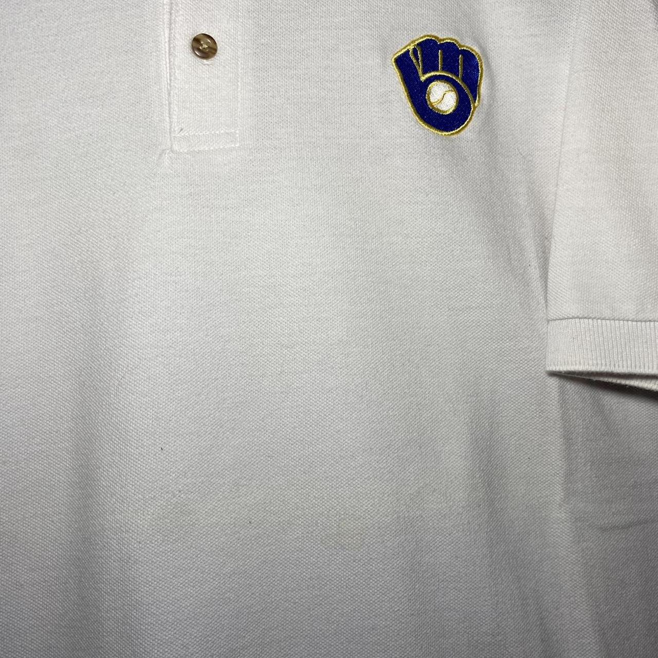 Vintage Brewers Golf Polo Late 90s or Early 00/ - Depop