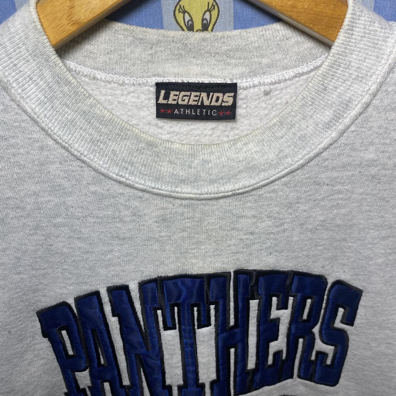 Vintage 90's Carolina Panthers Crewneck Sweatshirt - Depop