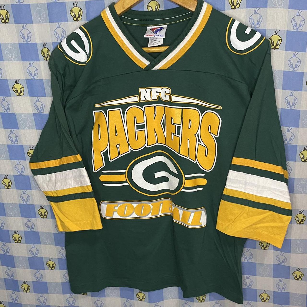 NFL Green Bay Packers hockey jersey style - Depop