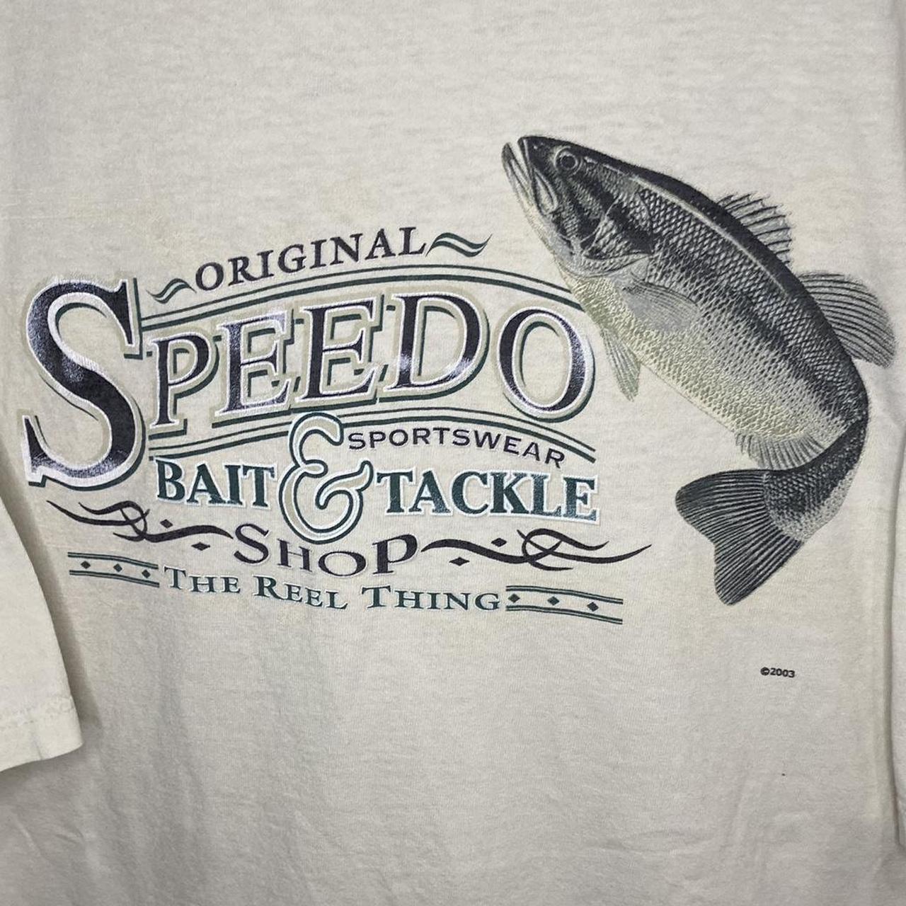 Vintage 90's Fishing shirt Bait & Tackle - Depop