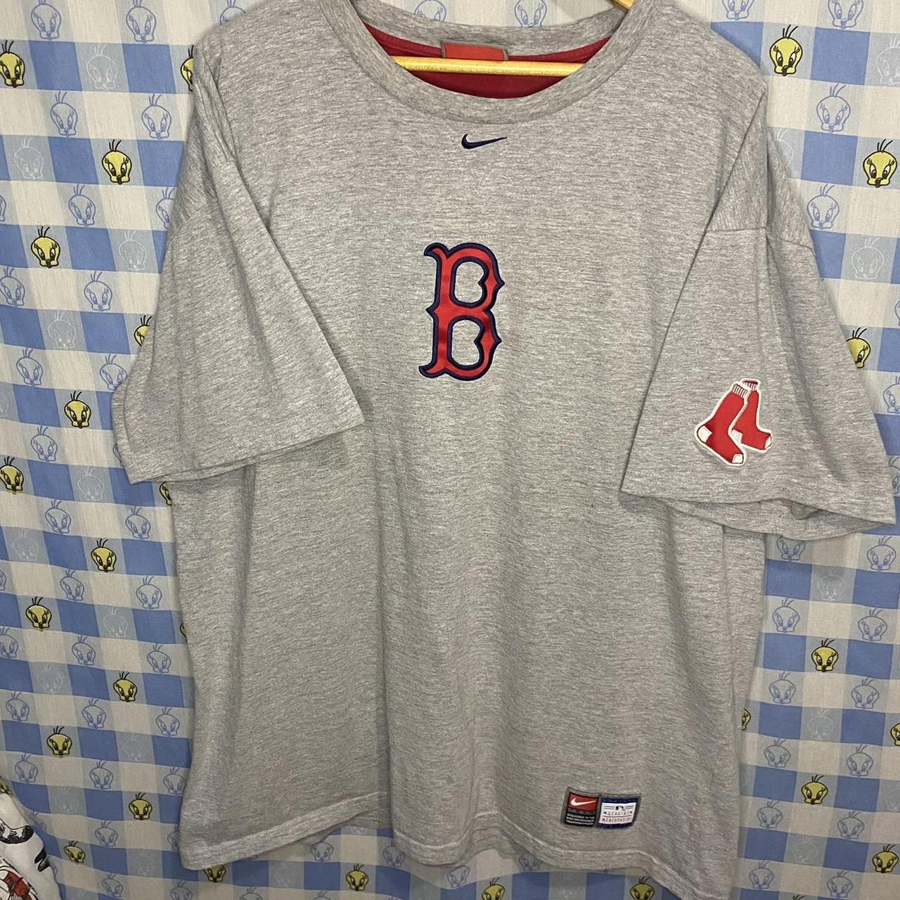 Nike Red Sox Center Swoosh T-Shirt Red S – Peeces