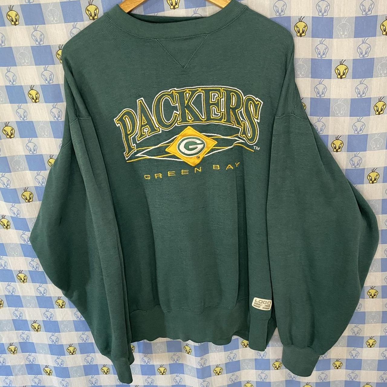 Vtg 90s Lee Sport Green Bay Packers Men’s Green Crewneck Sweatshirt Size L  USA