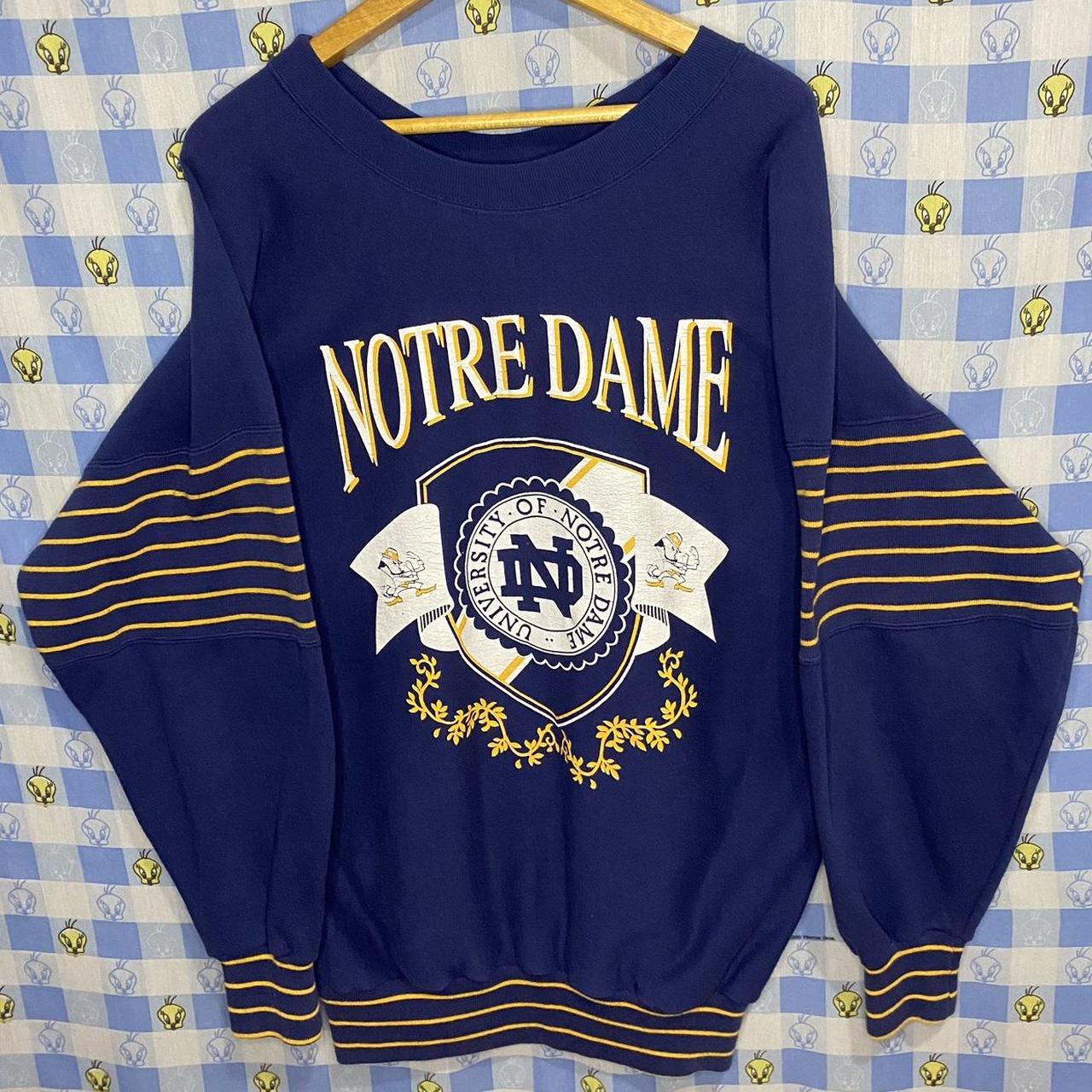 Yellow notre 2024 dame sweatshirt