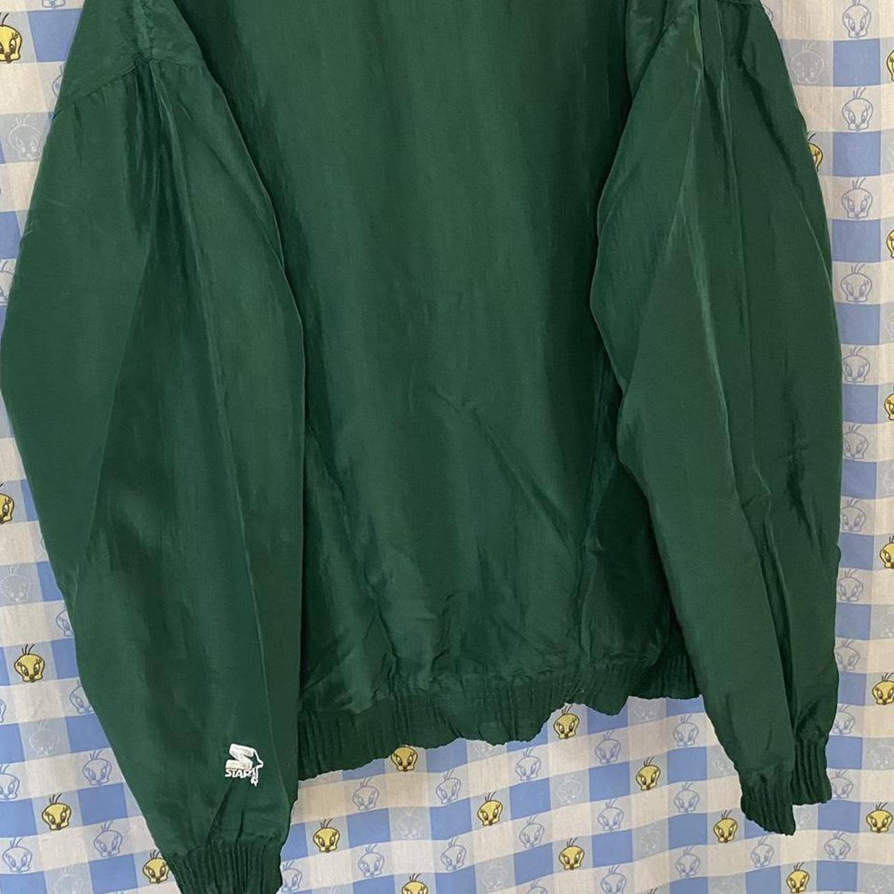 Vintage Green Bay Packers winter jacket! Quarter zip - Depop