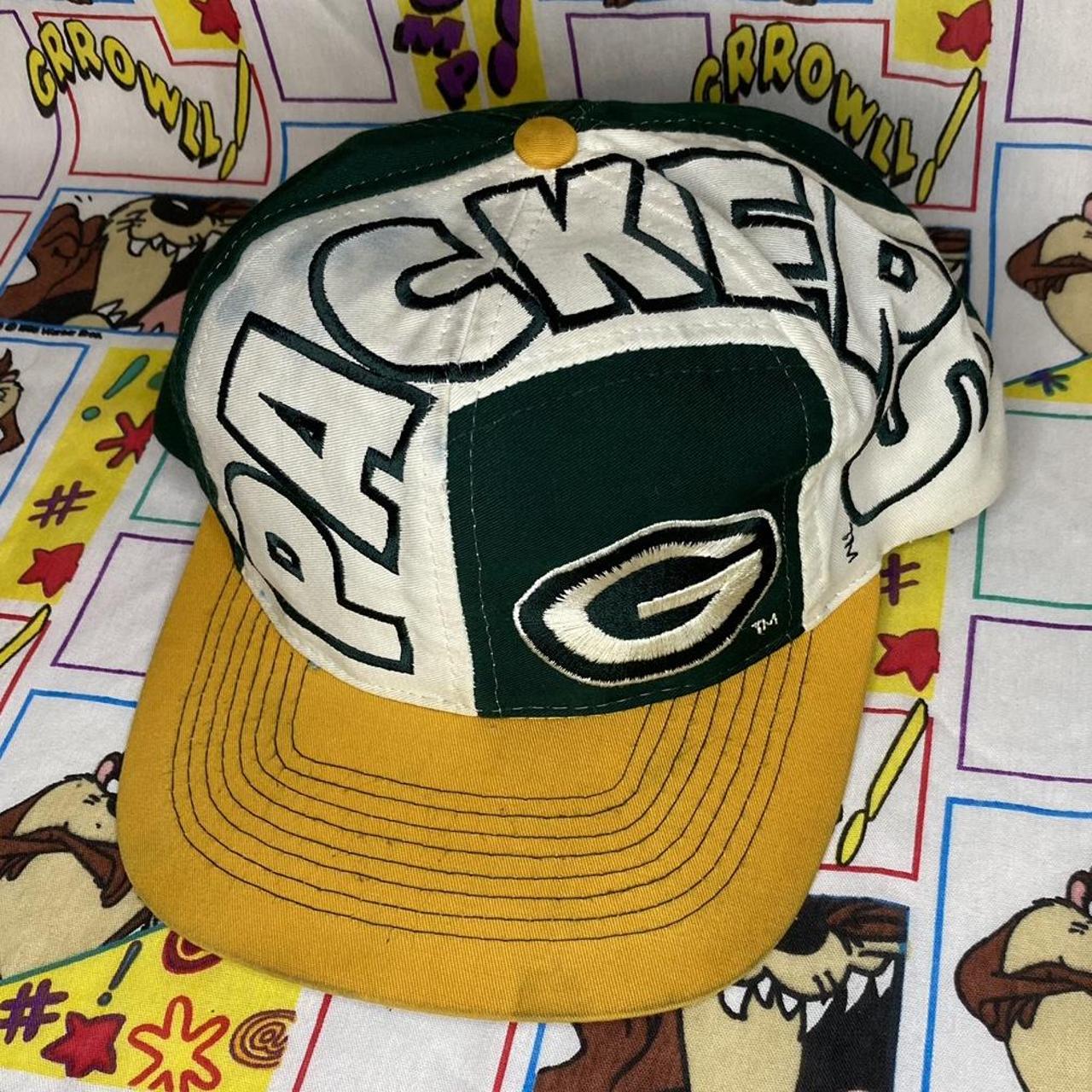 Vintage 1990s Green Bay Packers NFL Spell Out Snap Back Hat / OSFA / Vintage Hat / Packers Hat / AJD